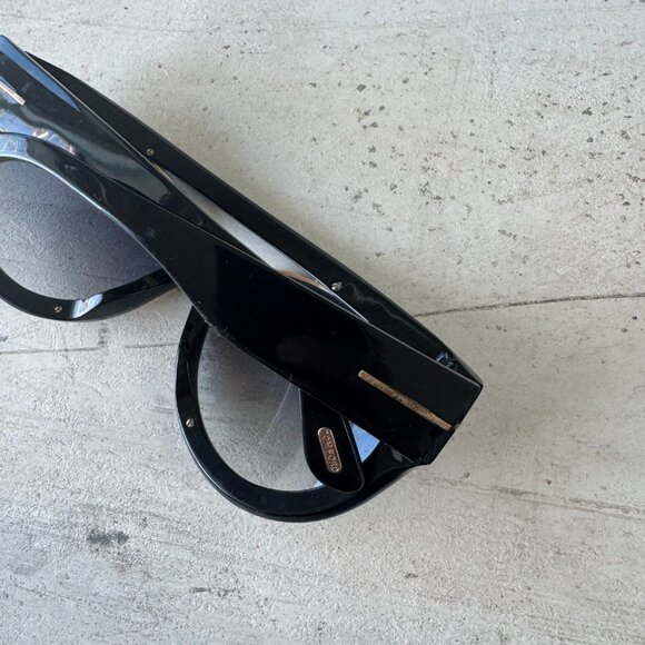 Tom Ford Black Gold Oversized Sunglasses - Picture 10 of 12